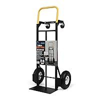 Simpli-Magic 800 lb Capacity 2 in 1 Convertible Hand Truck and Dolly with 10