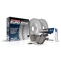 Power Stop ESK847 Rear Euro-Stop Brake Kit Volkswagen