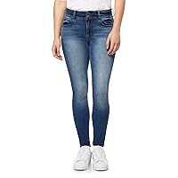 WallFlower Women's Flirty Curvy Skinny High Rise Insta Stretch Juniors Jeans (Standard and Plus)