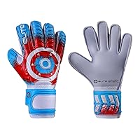 Elite Sport 2020 Stars Youth Goalkeeper Gloves - Red-White-Blue 6