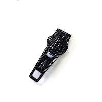 YKK #10C Nylon Coil Slider Zipper Pull Hardware Black - 2 Pack