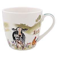 Lesser & Pavey Farmyard Breakfast Mug | Ceramic Coffee Mugs for Home or Work | Premium Design Mugs for All Occasions | Lovely Mugs for Tea, Coffee & Hot Drinks - Macneil Studios