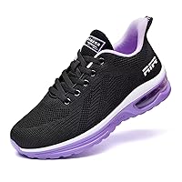 Wide Width Womens Sneakers Air Cushion Running Shoes Walking Tennis Shoes for Women