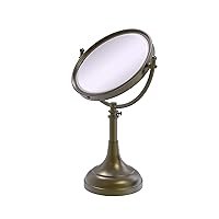 Allied Brass DM-1/2X-ABR 8-Inch Mirror with 2x Magnification, 17-23-1/2-Inch H, Antique Brass