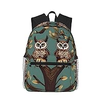 Owl Tree Branches Print Backpack For Women Men, Laptop Bookbag,Lightweight Casual Travel Daypack