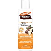 Palmer's Cocoa Butter & Biotin Length Retention Leave-In Conditioner, Instant Detangler, Soften and Strengthen Textured and Curly Hair, 8.5 Ounce