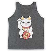 Men's Maneki-Neko Lucky Cat Tank Top Vest