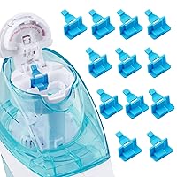 Silicone Saltwater Pods Refills Accessories Compatible with Navage Nasal Care Nasal Irrigation System - Save Salt Water pods for Easy Operation (12 Pack -Blue)