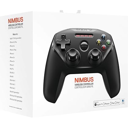 SteelSeries Nimbus Bluetooth Mobile Gaming Controller - Iphone, iPad, Apple TV - 40+ Hour Battery Life - Mfi Certified - Supports Fortnite Mobile