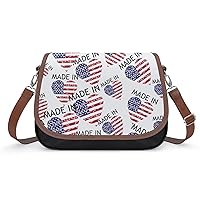 Made in American Messenger Bag Casual Crossbody Shoulder Bags Lightweight Waterproof Fashion Purse for Women