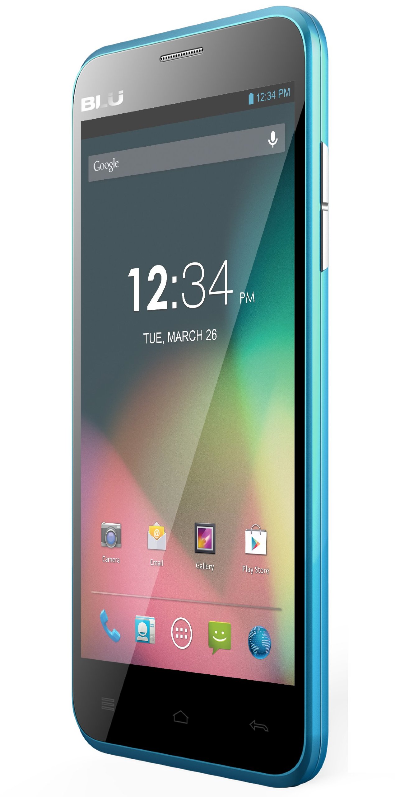 BLU Dash 5.0 D410a Unlocked Dual SIM GSM Phone (Blue)