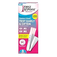 Comfort Check Pregnancy Test, 8 Count, Pink & White