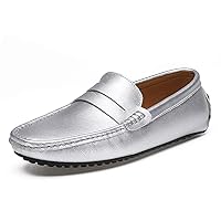Men's Leisure Loafer Slip on Suede Moc Toe Pull Tap Driving Outdoor Shoes Flat Flexible