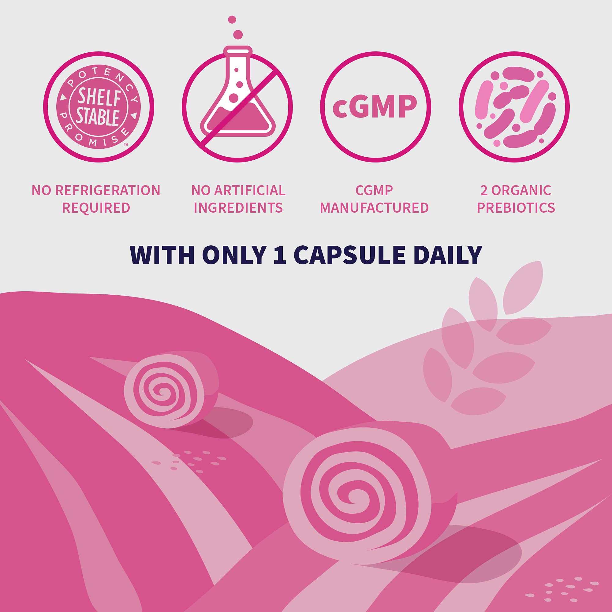 Original Medicine by Garden of Life 100 Billion CFU Women’s Once Daily Probiotics & Prebiotics for Immune Support, Vaginal Health & Digestion - Shelf Stable, Dairy Free, Gluten Free - 30 Capsules