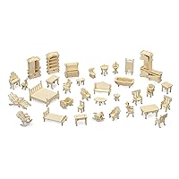 Furniture Set Woodcraft Construction Kit FSC