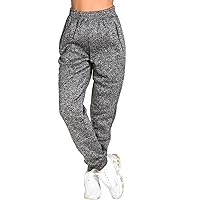 Candygirls 41505 Women's Thermal Jogging Tracksuit Bottoms Sports Trousers Zip Fitness Pockets Sport