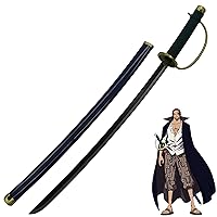  9.8'' Dracule Mihawk Cosplay Katana Sword Metal Anime