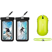 JOTO (2 Pack Universal Waterproof Pouch for iPhone 11 Pro Max, Galaxy S20 Note 10+ up to 6.9