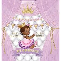It's a Princess! Baby Shower Guest Book: Black Girl, Gold Crown, Purple Themed, Personalized Wishes, Parenting Advice, Sign-In, Gift Log, Keepsake Photos, Hardback It's a Princess! Baby Shower Guest Book: Black Girl, Gold Crown, Purple Themed, Personalized Wishes, Parenting Advice, Sign-In, Gift Log, Keepsake Photos, Hardback Hardcover