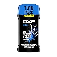 AXE Deodorant Stick For Men For Long Lasting Odor Protection, Phoenix Crushed Mint & Rosemary Men's Deo, Aluminum Free 3oz Twin Pack
