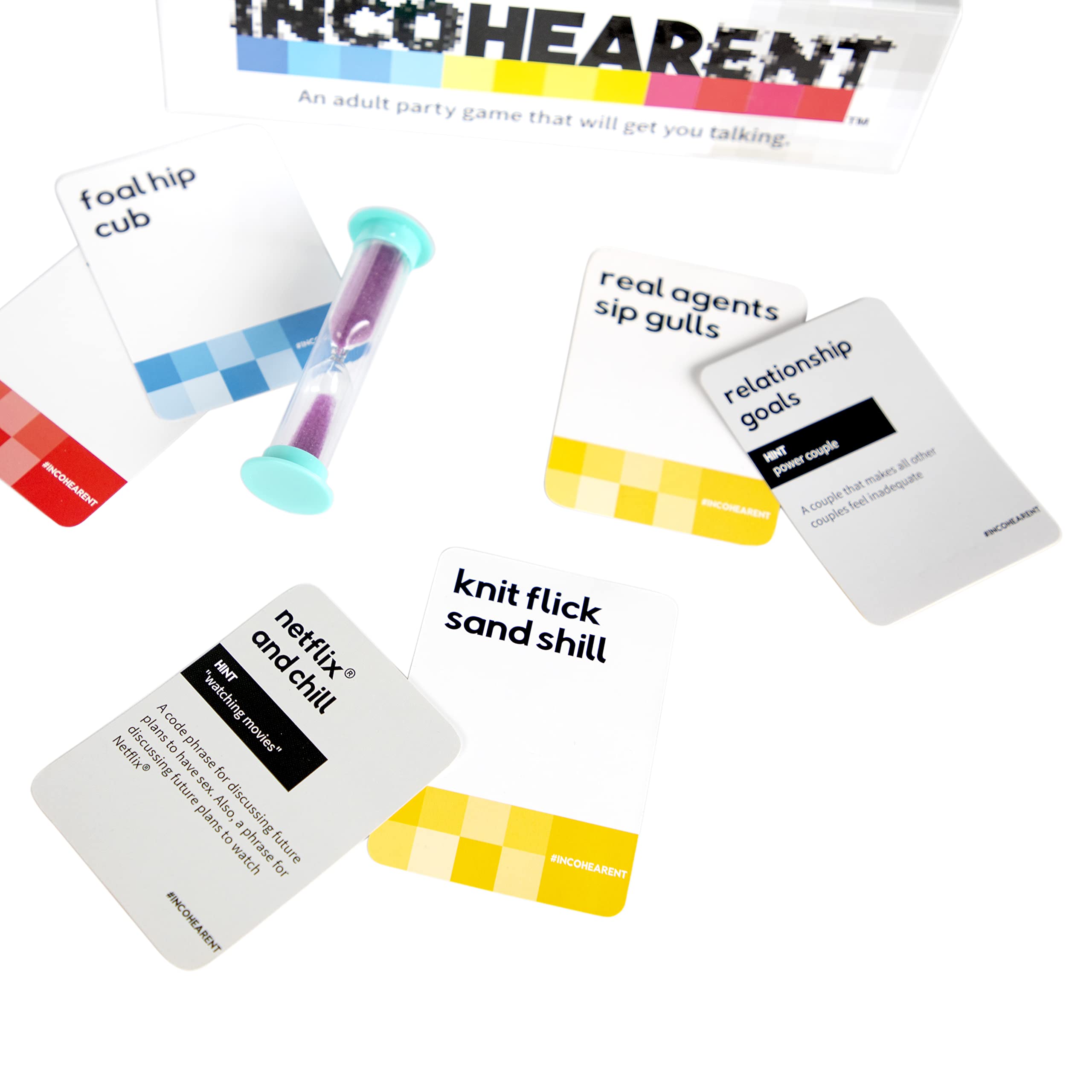 WHAT DO YOU MEME? Incohearent - The Party Game Where You Compete to Guess The Gibberish - Adult Card Games for Game Night