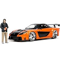 Jada Toys Fast & Furious 1:24 1995 Mazda RX-7 Widebody Die-cast Car w/Han's 2.75