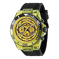 Invicta Speedway GMT Date Quartz Yellow Dial Men's Watch 44377