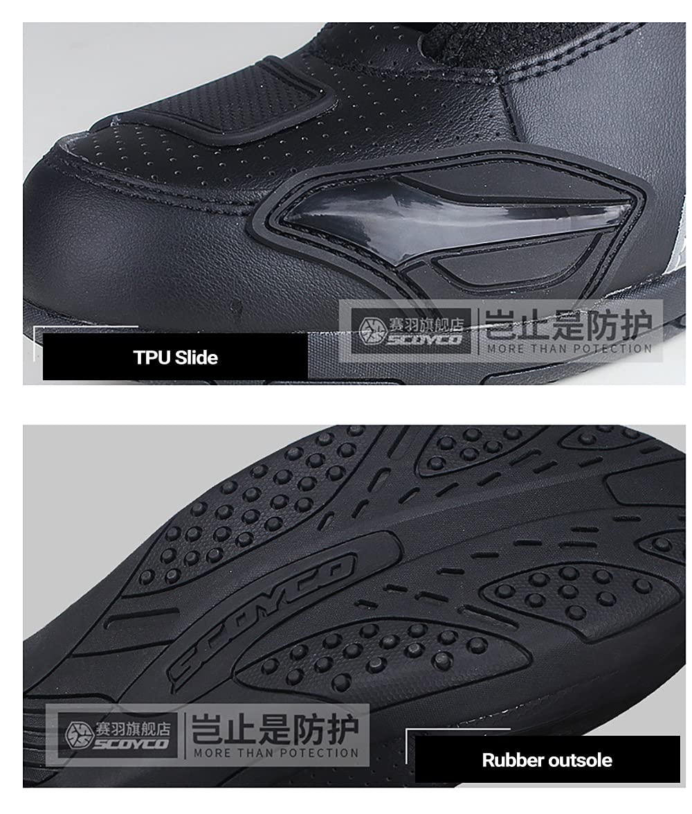 Scoyco MBT003 Bike Riding Ankle Black Driving Shoes For Men - Buy Scoyco  MBT003 Bike Riding Ankle Black Driving Shoes For Men Online at Best Price -  Shop Online for Footwears in