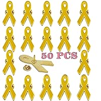 20/50/100 Pack-Cause Awareness Multicolor Ribbon Lapel Pin -Support Your Fundraiser