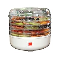 Ronco 5-Tray Electric Food Dehydrator, Classic White