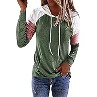 EFOFEI Womens Oversize Long Sleeves Slim Tops Loose Trendy Sweatshirts Plus Size Work Pullover With Pocket