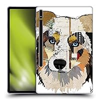 Head Case Designs Officially Licensed Michel Keck Australian Shepherd Dogs 3 Soft Gel Case Compatible with Samsung Galaxy Tab S8 Plus