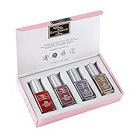 karma organic Beautiful Halal Nail Polish Set- Non-Toxic Nail Art, Vegan and Cruelty-Free Nail Paint