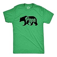 Mens Papa Bear Funny Shirts for Dads Gift Idea Humor Novelty Tees Family T Shirt