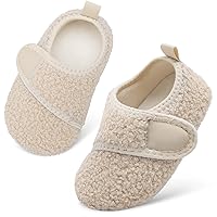 Toddler Warm Winter House Slippers Baby Boys Girls Indoor Home Slippers Cozy Lightweight Non-Slip Shoes For Infant Kids Plush Linned