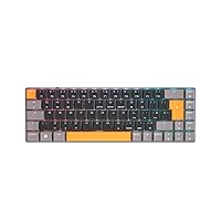 CHERRY MX-LP 2.1 Compact Wireless, Wireless Compact Gaming Keyboard with 68 Keys, UK Layout (QWERTY), RGB Lighting, Mechanical MX LOW PROFILE SPEED Switches, Black