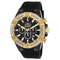 Invicta Men's 25687 Bolt Quartz Chronograph Black Dial Watch