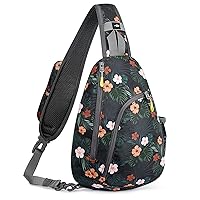 G4Free RFID Sling Bag Crossbody Backpack Casual Chest Shoulder Daypack Gym Bag for Hiking Travel 7L
