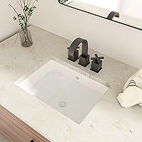 Undermount Bathroom Vessel Sink Rectangular 21 Inch - GhomeG 21