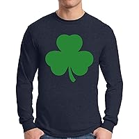 Awkward Styles Men's I Love Shenanigans Irish Clover Shamrock Graphic Long Sleeve T Shirt Tops