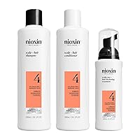 System Kits, Cleanse, Condition, Hydrate Sensitive or Dry Scalp, Reduces Hair Breakage, for All Hair Thinning Types, 3 Month Supply