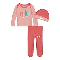 Nike Baby Hat, Futura Shirt and Footed Pants 3 Piece Set