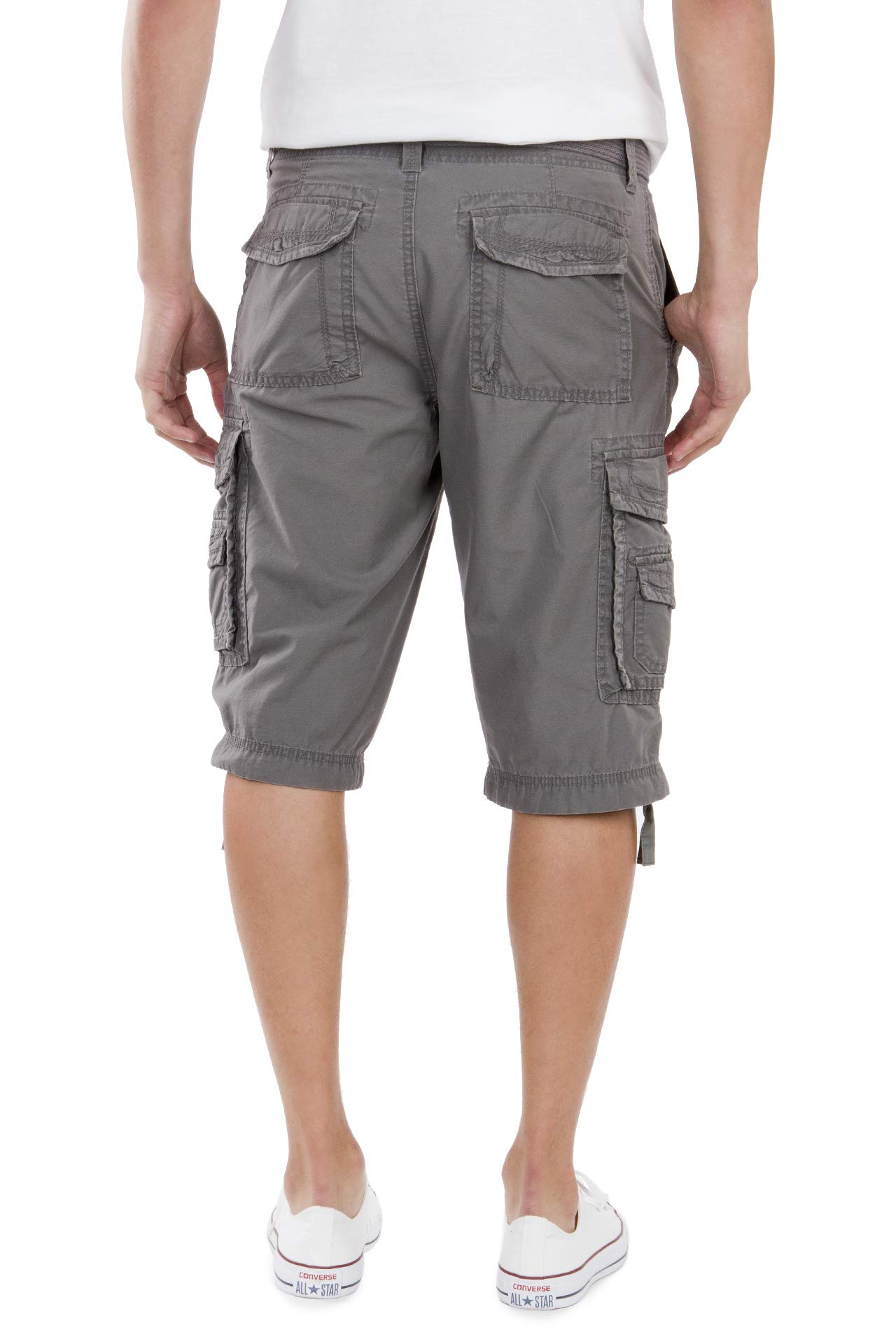 Unionbay Men's Cordova Belted Messenger Cargo Short - Reg and Big and Tall Sizes