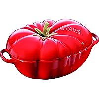 Staub Tomato Casserole 40511-855-0 Enamelled Surface Ceramic
