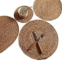 Japanese natural handmade cucurbita woven cup bowl pan mat anti-hot household kitchen table mat