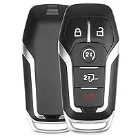 Key Fob Replacement Fits for 2015-2017 Ford F150 F250 F350 F450 Super Duty, 2016 2017 Ford Expedition, Proximity Smart Car Keyless Entry Remote Control Start Key Fob, M3N-A2C31243300, 164-R8117
