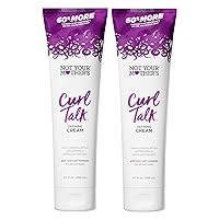 Not Your Mother's Curl Talk Defining Cream (2-Pack) - 9.7 fl oz - Definition for Curly Hair - Moisturize, Condition, Protect, and Enhance Curls