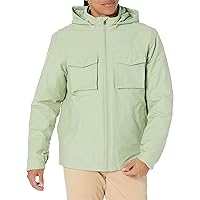 Amazon Essentials Men's Regular-Fit Water Repellant Insulated Rain Jacket (Available in Tall) (Previously Amazon Aware)