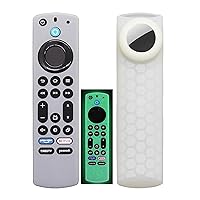 for Toshiba Remote Airtag Cover Glow for Insignia TV NS-RCFNA-21 CT-RC1US-21 CT-95018 Alexa Voice Remote Control with Holde for Tile Sticker,Silicone Tracker Case for Tile Sticker,Glow Green