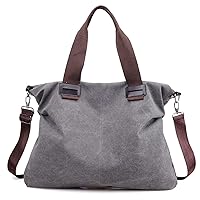 Women's Canvas Tote Bag Vintage Shoulder Crossbody Hobo Large Daily Purse Handbag